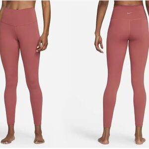Nike Yoga  Pink High-Waisted Leggings Size‎ M
